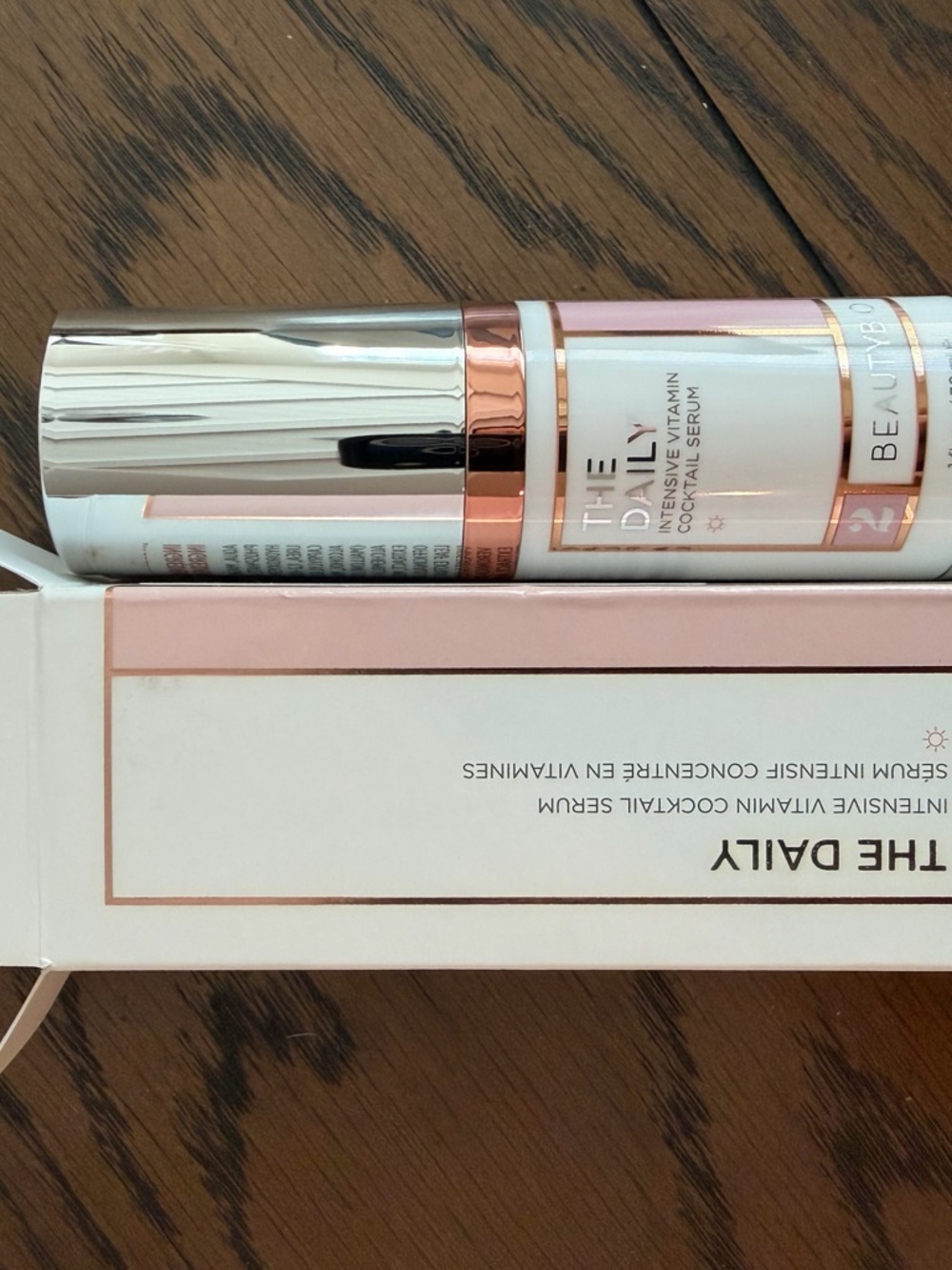 Beautycounter The Daily Intensive Vitamin Cocktail Serum — Pink/White